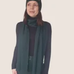 Megzta kepurė ir šalikas - merino vilna