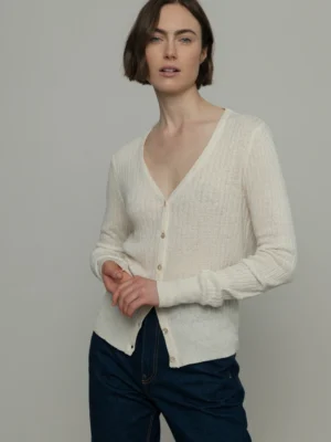 Megztinis "REALMA" - S, Balta