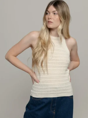 Marškinėliai be rankovių "NILLA" - M, Balta