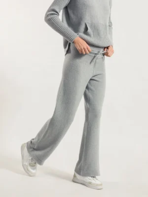 Megztos kelnės "ZELDA" - M, Pilka